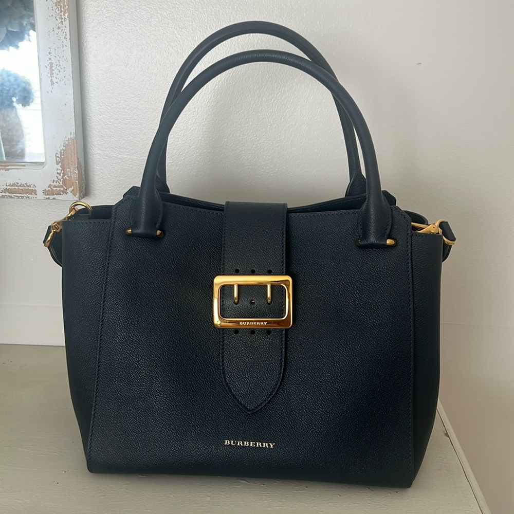 Authentic Burberry Buckle Tote Bag